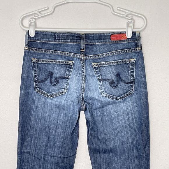 AG Jeans Womens 27 Jessie Curvy Cropped Bootcut Raw Hem 29x26 Low Rise - Picture 7 of 11